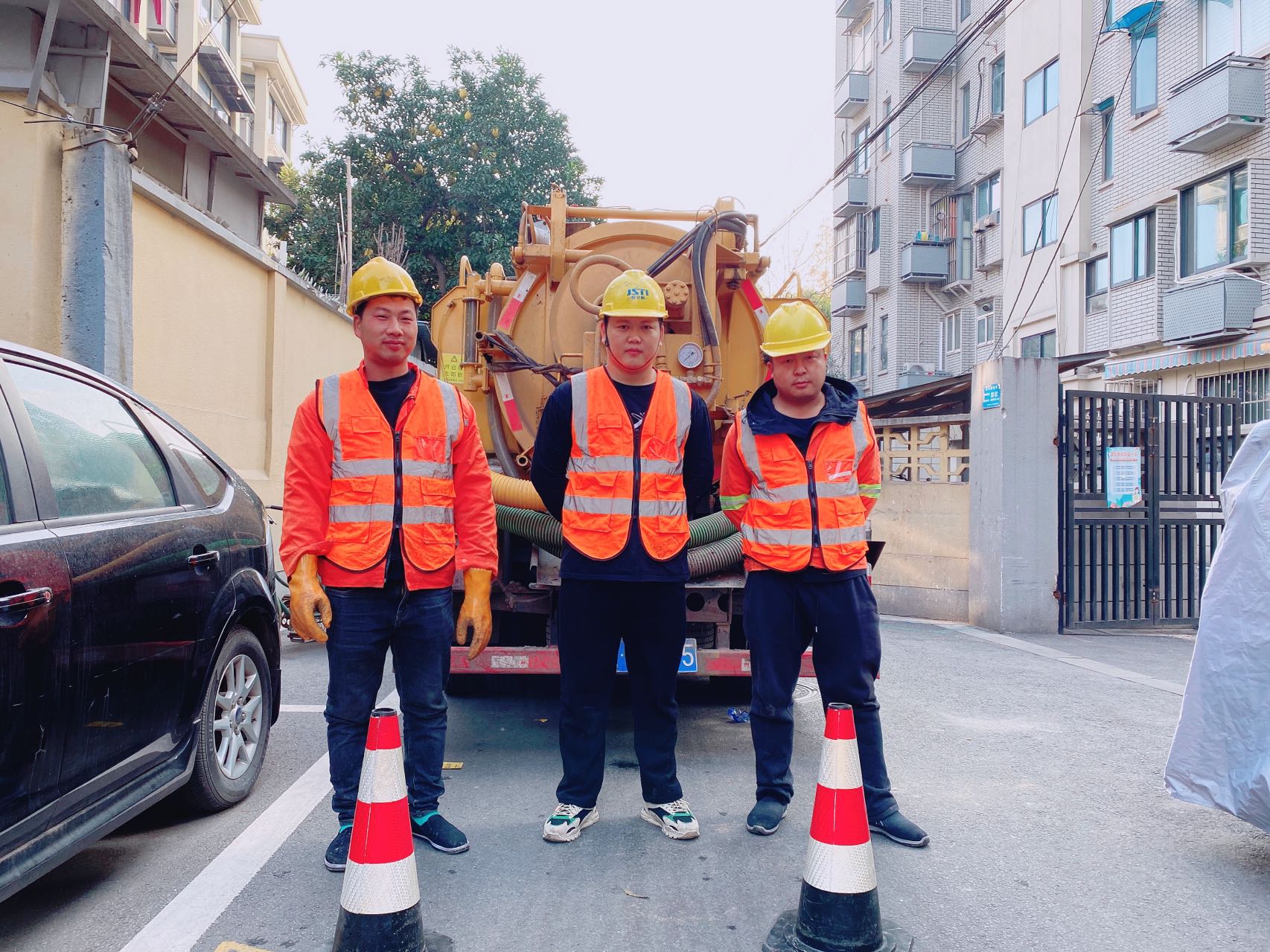 瑞金路南京某小区管道清淤检测施工